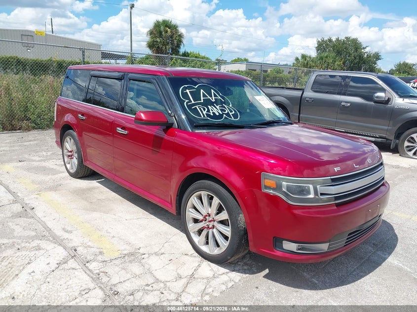 Vin: 2fmhk6dt6fba10362, lot: 46625433, ford flex limited 20151