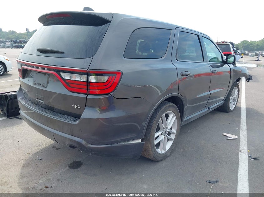 Vin: 1c4sdjct7mc820413, lot: 46625435, dodge durango r/t awd 20214