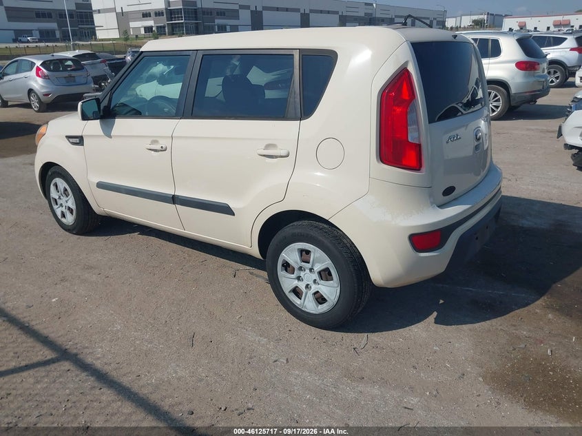 Vin: kndjt2a53d7763936, lot: 46625437, kia soul 20133