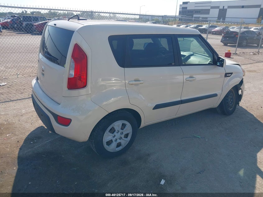 Vin: kndjt2a53d7763936, lot: 46625437, kia soul 20134