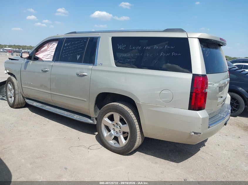 Vin: 1gnscjkc3gr201269, lot: 46625452, chevrolet suburban ltz 20163
