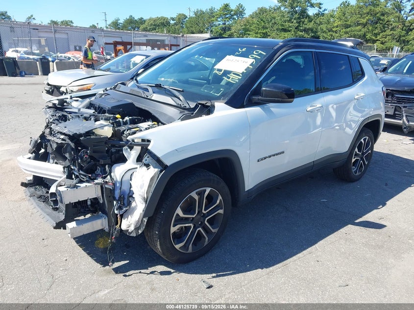 2023 Jeep Compass, Front End, IAAI, VIN 3C4NJDCN1PT536177 — photo 2