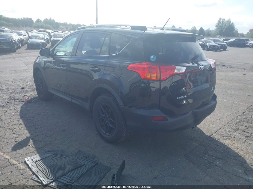 Vin: 2t3bfrev7fw407107, lot: 46625460, toyota rav4 le 20153