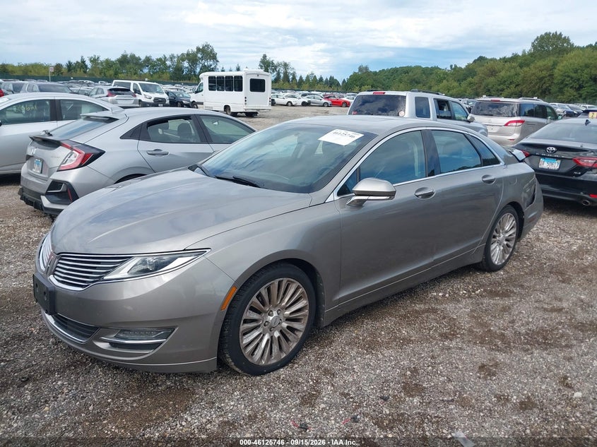2015 Lincoln MKZ, Правый зад, IAAI, VIN 3LN6L2J97FR613490 — фото 2