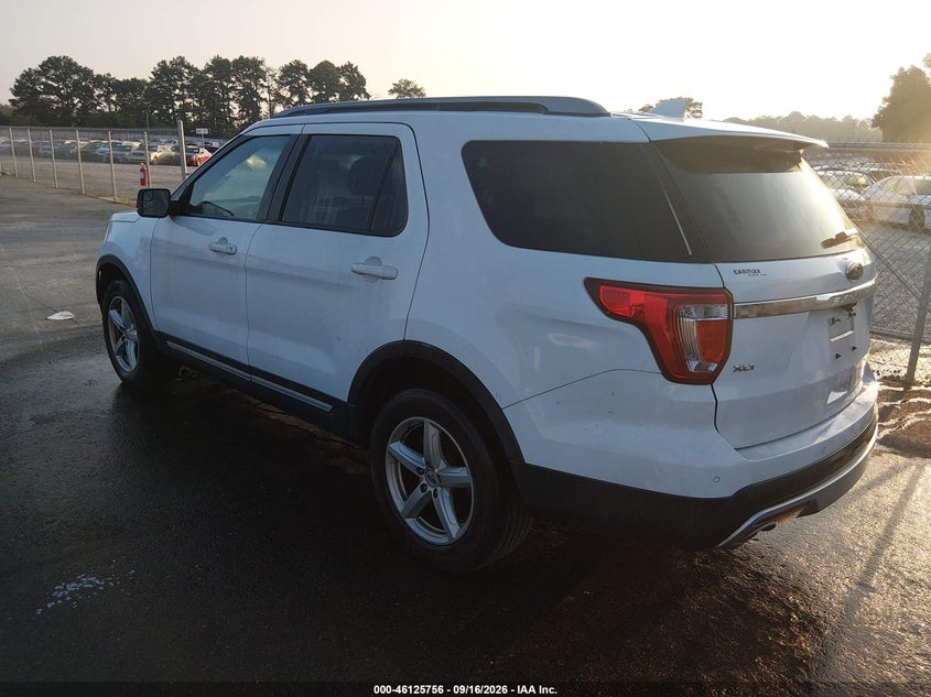 Vin: 1fm5k8dh0ggc52584, lot: 46625476, ford explorer xlt 20163