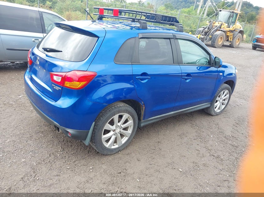 Vin: 4a4ap3au6fe022172, lot: 46625497, mitsubishi outlander sport es 20154