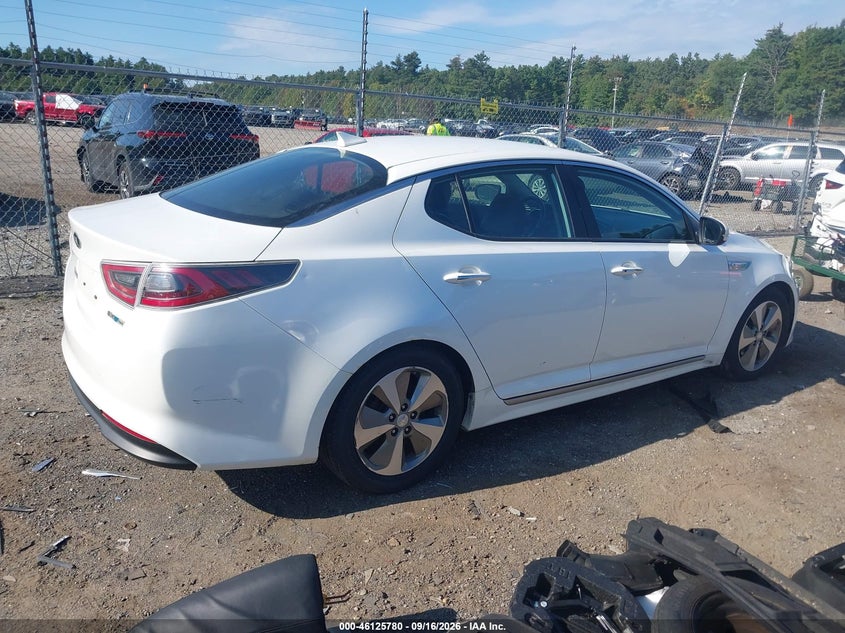 Vin: knagn4ad4e5065370, lot: 46625501, kia optima hybrid ex 20144