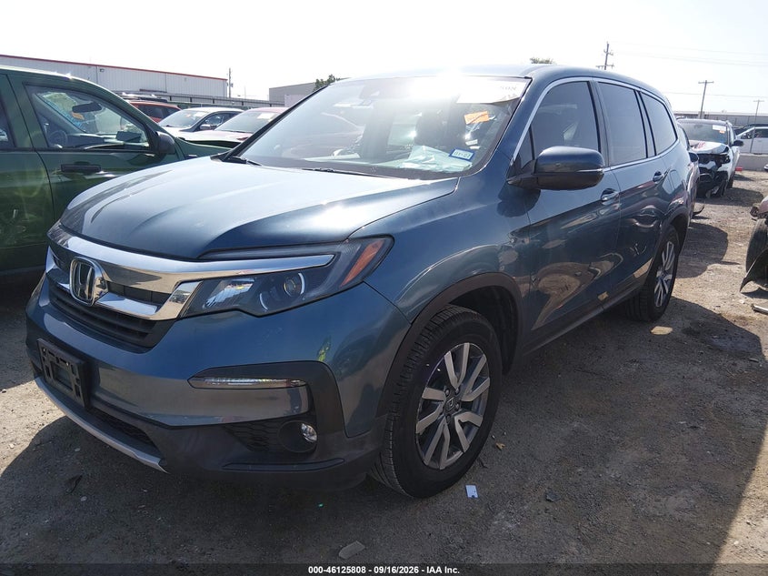Vin: 5fnyf5h51mb038536, lot: 46625528, honda pilot 2wd ex-l 20212