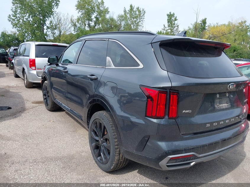 Vin: 5xyrkdlf7mg051780, lot: 46625540, kia sorento sx 20213
