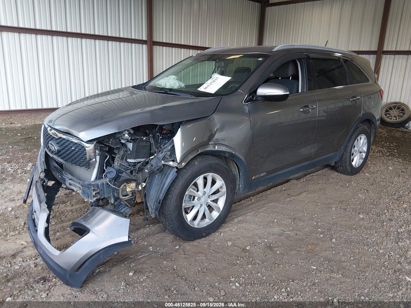 Vin: 5xypgda58hg209021, lot: 46625545, kia sorento 3.3l lx 20172