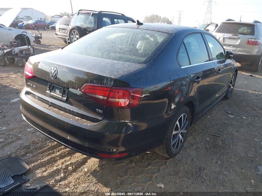 Vin: 3vwdb7aj8hm314982, lot: 46625565, volkswagen jetta 1.4t se 20174