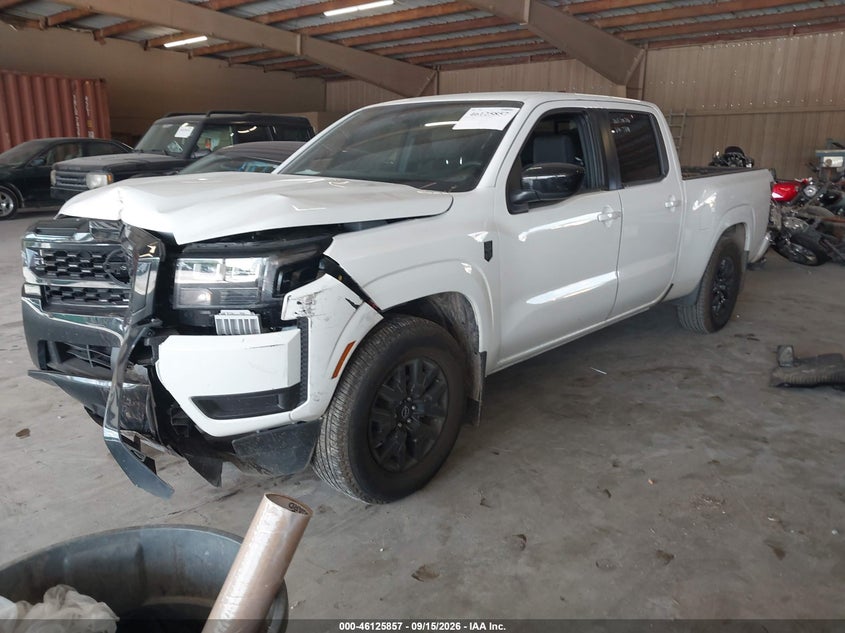 Vin: 1n6ed1fj6tn627399, lot: 46625577, nissan frontier long bed sv 4x2 20262