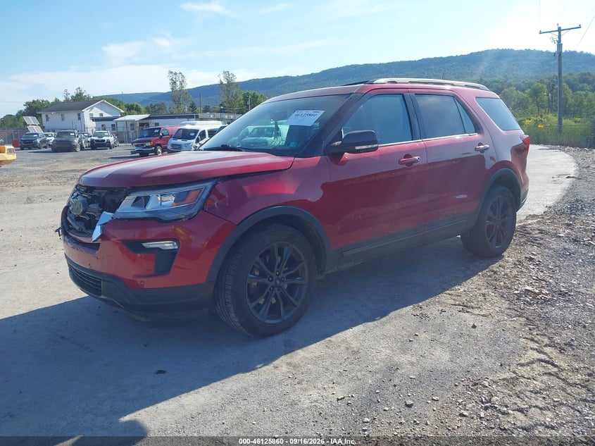 Vin: 1fm5k8d8xjgb16387, lot: 46625580, ford explorer xlt 20182