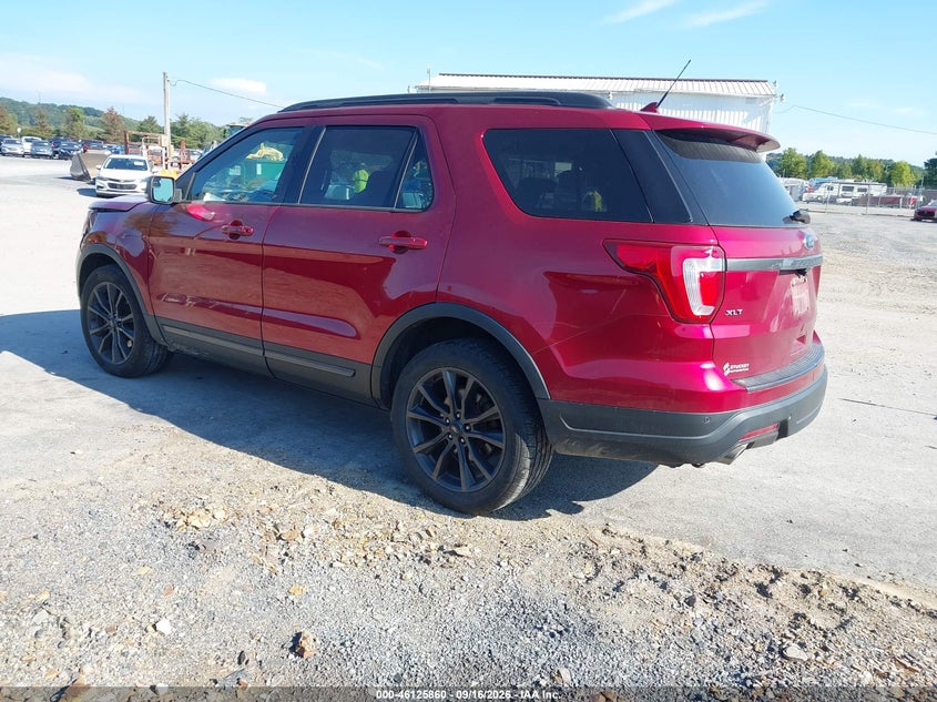 Vin: 1fm5k8d8xjgb16387, lot: 46625580, ford explorer xlt 20183