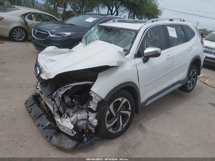 Vin: jf2skarc8ph547147, lot: 46625589, subaru forester touring 20232