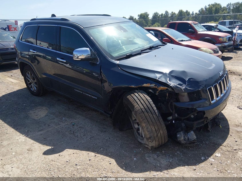 Vin: 1c4rjfbg8ec220591, lot: 46625610, jeep grand cherokee limited 20141
