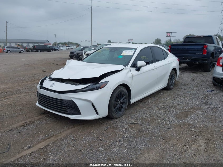 Vin: 4t1daack3su035642, lot: 46625626, toyota camry le 20252