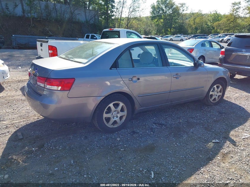 2006 HYUNDAI SONATA auction photo 4