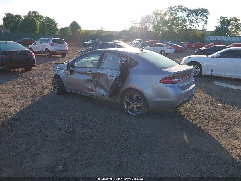 Vin: 1c3cdfeb5fd243453, lot: 46625701, dodge dart gt 20153