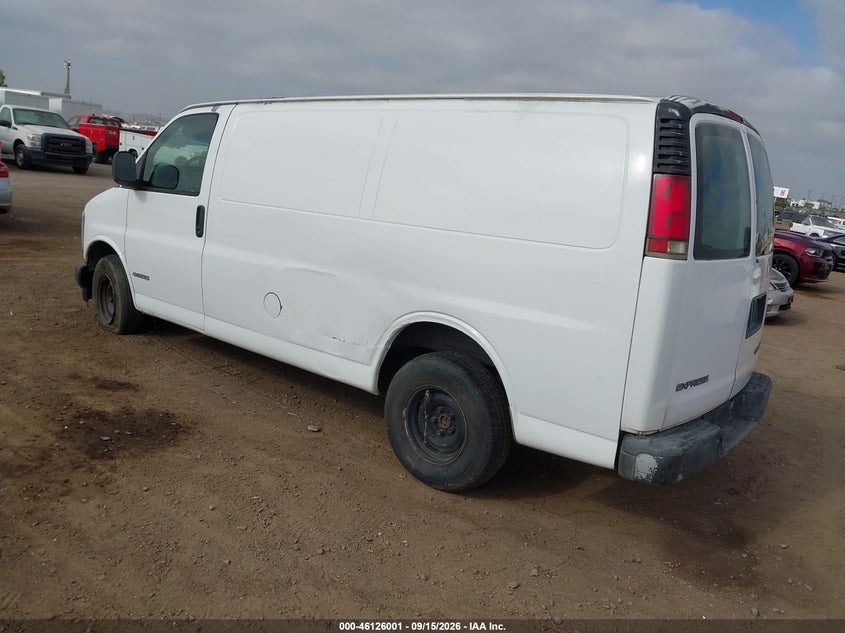 CHEVROLET EXPRESS 2001 VIN 1GCFG15W411181060