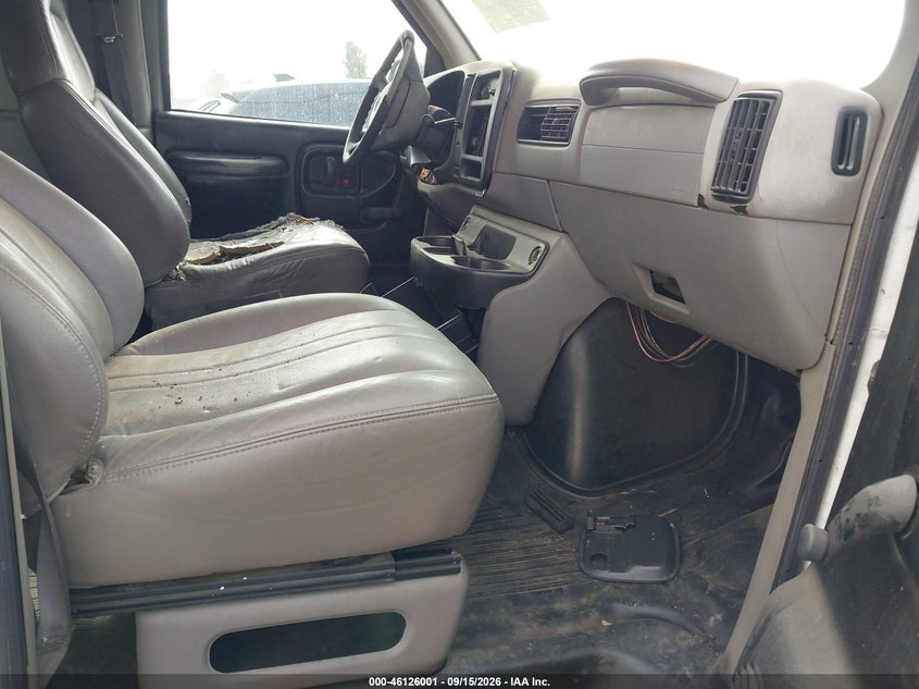 CHEVROLET EXPRESS 2001 VIN 1GCFG15W411181060