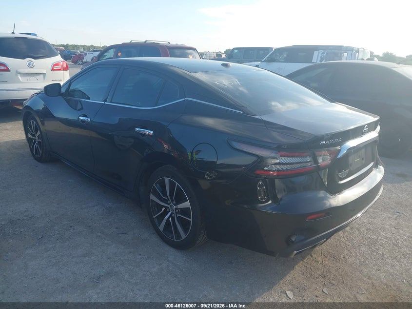 Vin: 1n4aa6cv0mc505350, lot: 46625727, nissan maxima sv xtronic cvt 20213