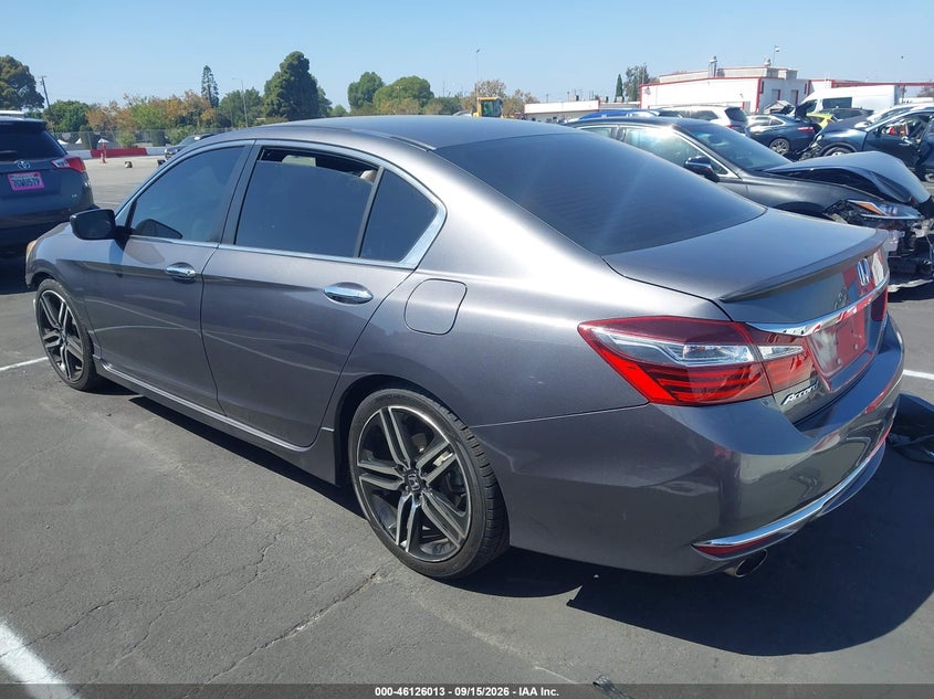 Vin: 1hgcr2f56ha003252, lot: 46625733, honda accord sport 20173