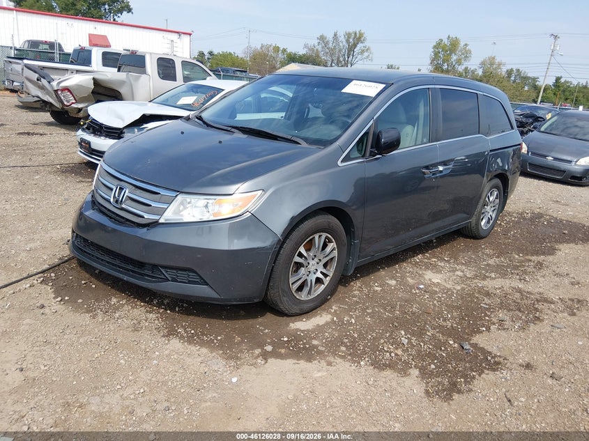 Vin: 5fnrl5h47cb103828, lot: 46625748, honda odyssey ex 20122