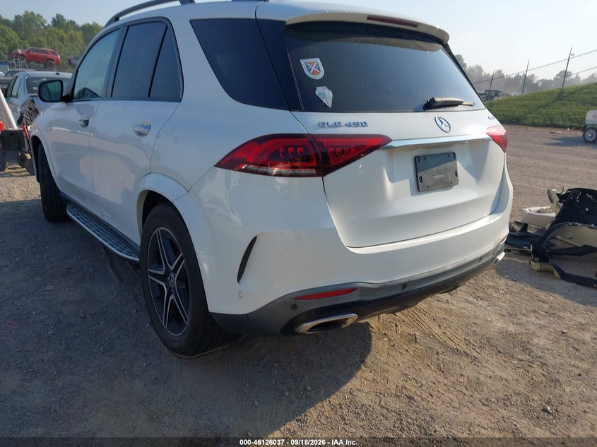 Vin: 4jgfb5kb7ma362080, lot: 46625757, mercedes-benz gle 450 4matic 20213