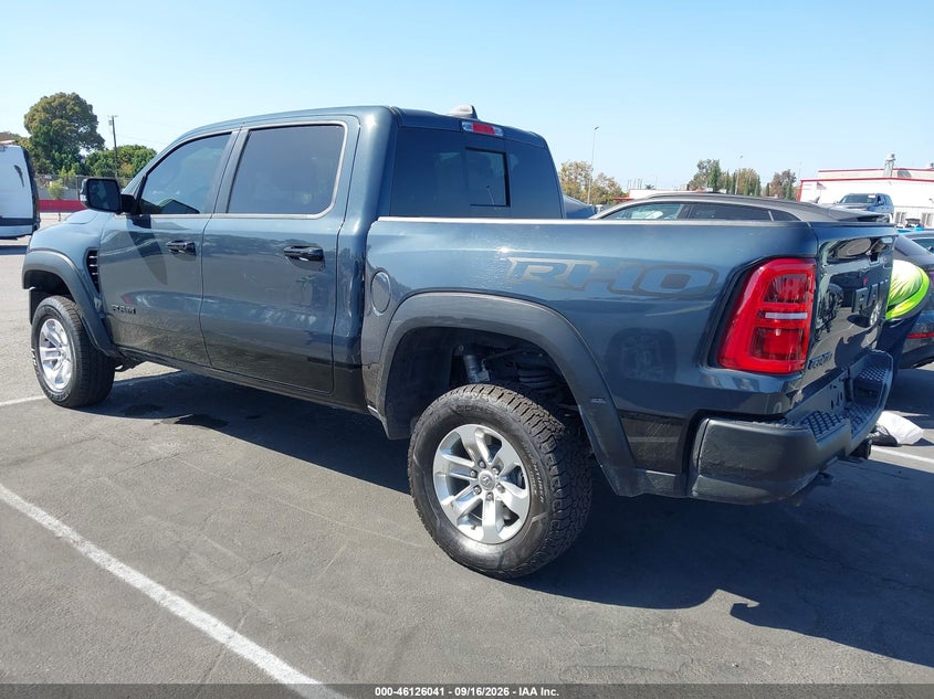 Vin: 1c6srfup7tn226513, lot: 46625761, ram 1500 rho  4x4 5'7 box 20263