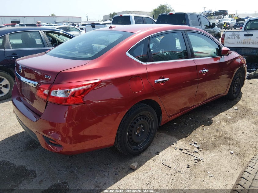 Vin: 3n1ab7ap1hy246112, lot: 46625762, nissan sentra sv 20174