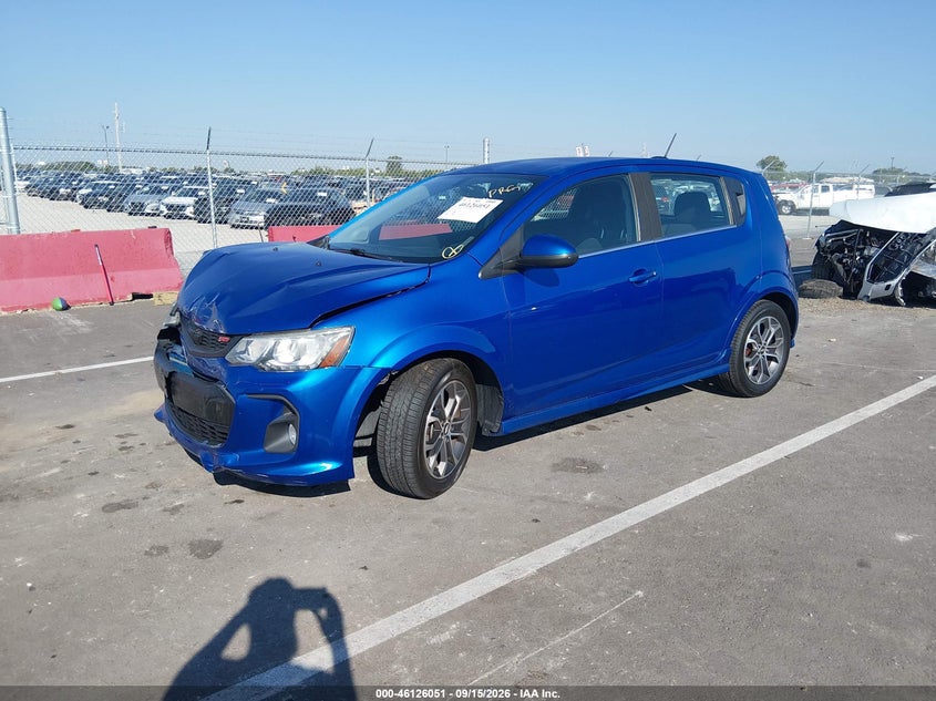 Vin: 1g1jd6sh4h4158160, lot: 46625772, chevrolet sonic lt auto 20172