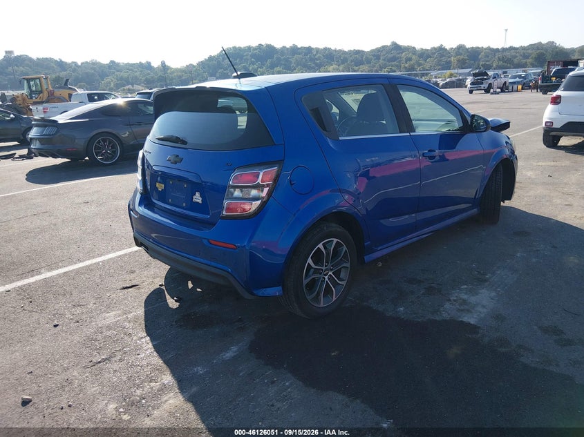 Vin: 1g1jd6sh4h4158160, lot: 46625772, chevrolet sonic lt auto 20174
