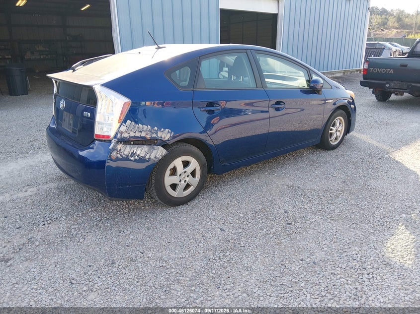 TOYOTA PRIUS 2011 VIN JTDKN3DU2B1436466