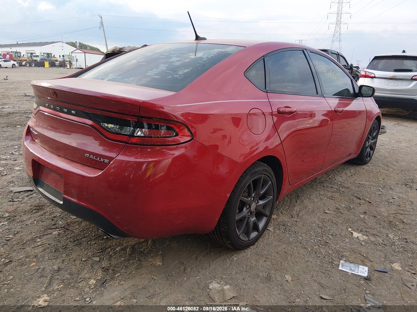 Vin: 1c3cdfbb7fd421822, lot: 46625802, dodge dart sxt 20154
