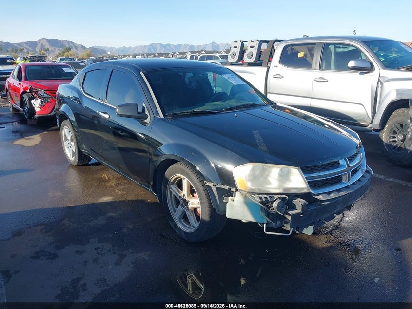Vin: 1c3cdzab7cn185665, lot: 46625803, dodge avenger se 2012 img_1