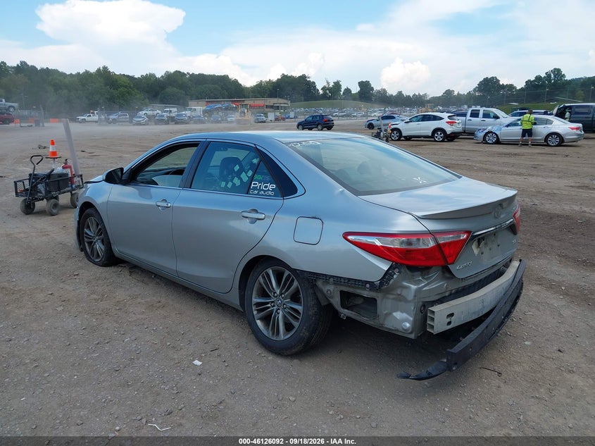 Vin: 4t1bf1fk6hu427107, lot: 46625811, toyota camry se 20173