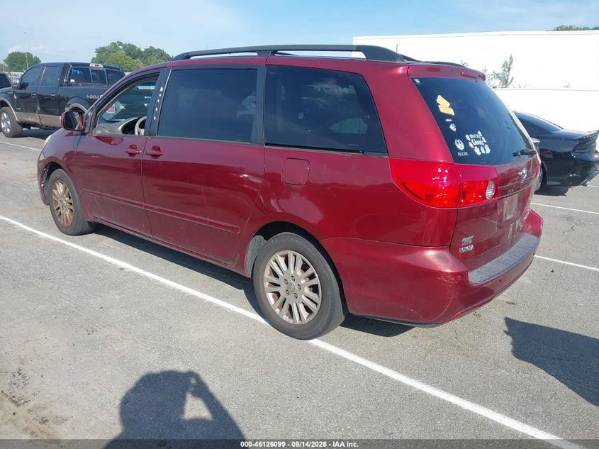 TOYOTA SIENNA 2009 VIN 5TDZK22C99S287501