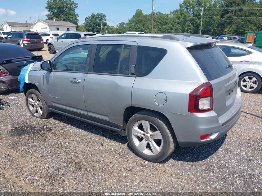 Vin: 1c4njcba8hd124743, lot: 46625829, jeep compass sport fwd 20173