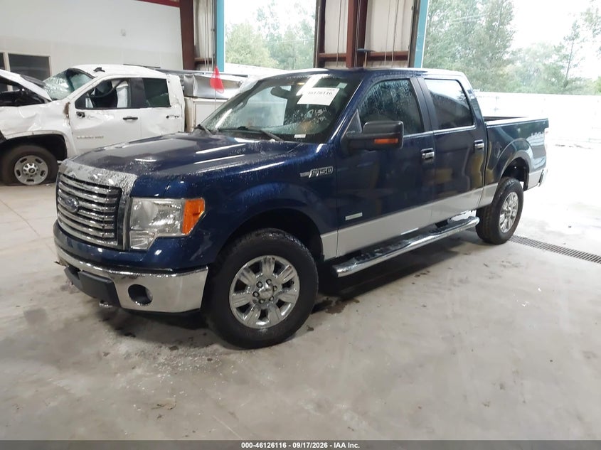 Vin: 1ftfw1et0bfc47634, lot: 46625836, ford f-150 xlt 20112