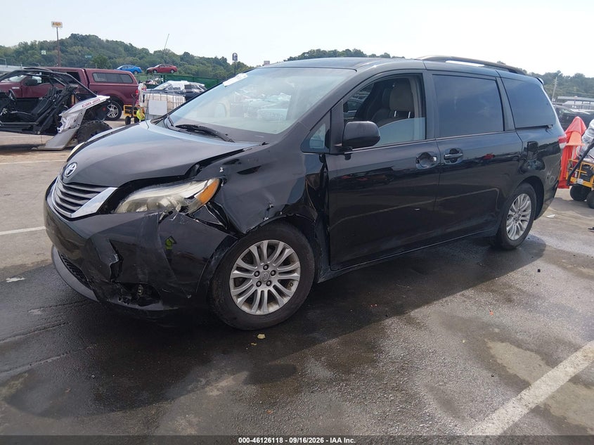 Vin: 5tdyk3dc4cs234632, lot: 46625838, toyota sienna xle v6 8 passenger 20122
