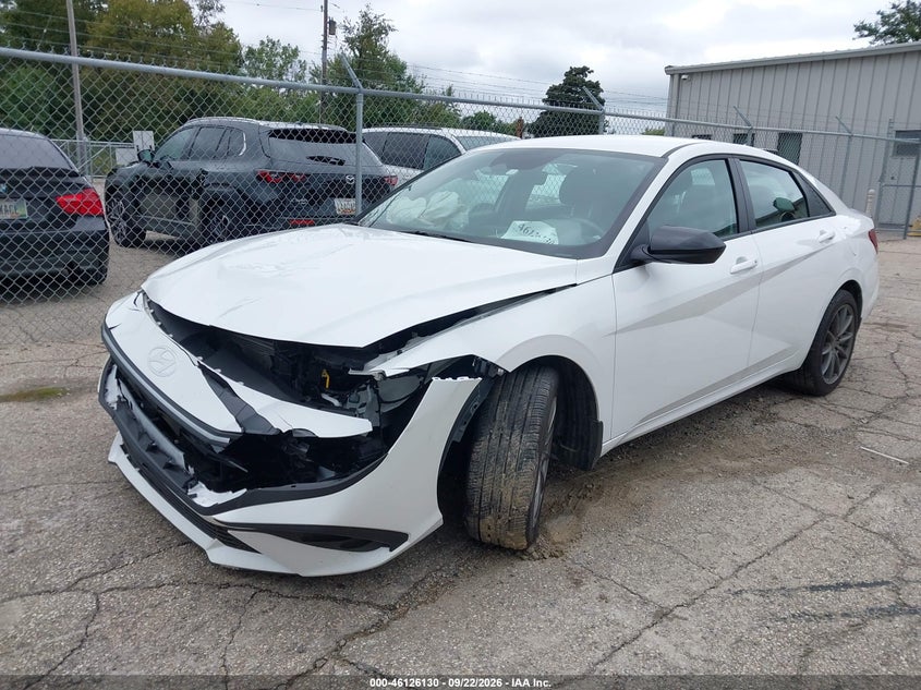 Vin: kmhlm4dg4su994658, lot: 46625850, hyundai elantra sel sport 20252