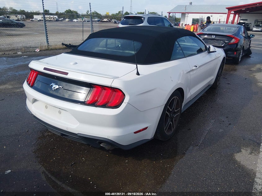 Vin: 1fatp8uh5l5119196, lot: 46625851, ford mustang ecoboost premium 20204