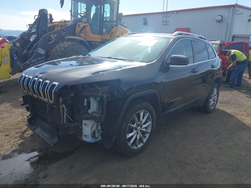 Vin: 1c4pjmds9hd239226, lot: 46625876, jeep cherokee limited 4x4 20172