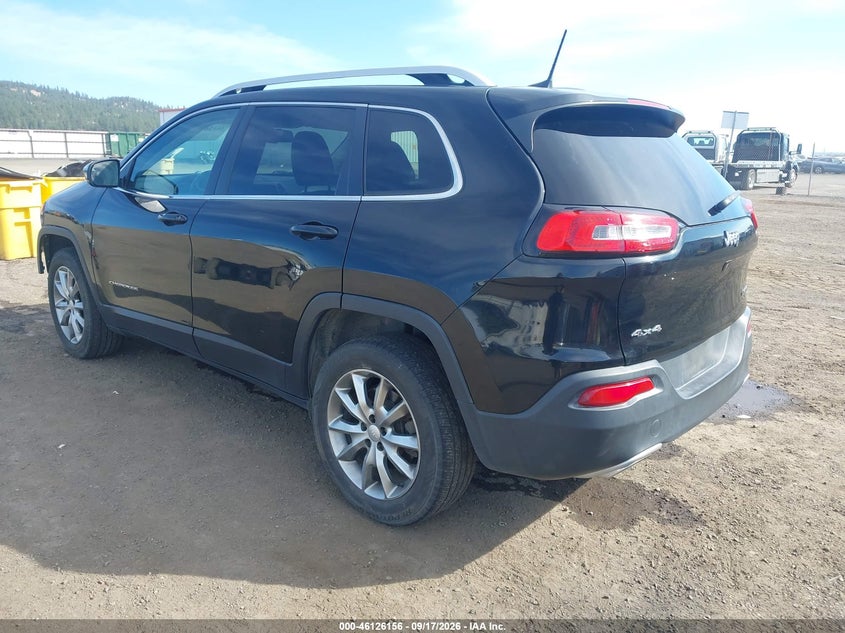 Vin: 1c4pjmds9hd239226, lot: 46625876, jeep cherokee limited 4x4 20173