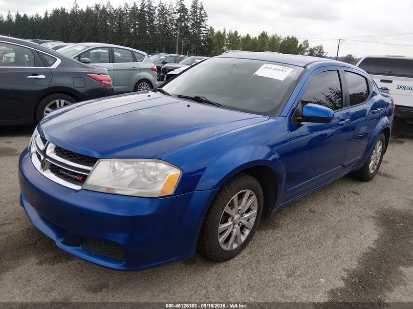 2012 Dodge Avenger, Обычный износ, IAAI, VIN 1C3CDZEG4CN251742 — фото 2