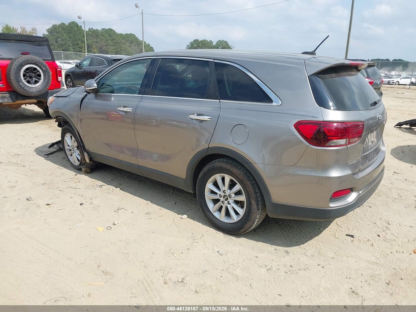 Vin: 5xypg4a33kg495382, lot: 46625907, kia sorento 2.4l l 20193