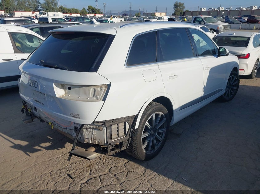 Vin: wa1laaf73hd000593, lot: 46625922, audi q7 3.0t premium 20174
