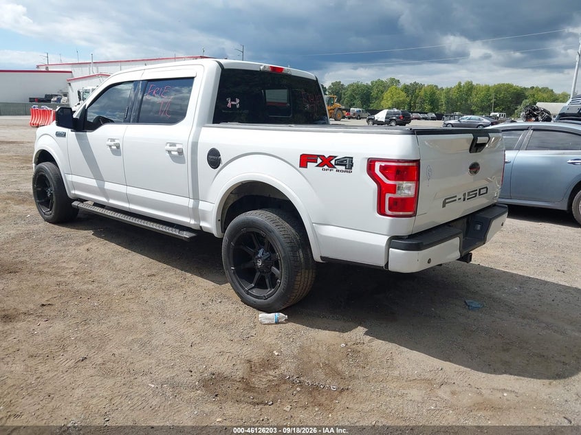 Vin: 1ftew1eg9jfd41573, lot: 46625923, ford f-150 xlt 20183