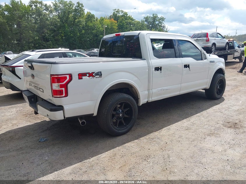 Vin: 1ftew1eg9jfd41573, lot: 46625923, ford f-150 xlt 20184